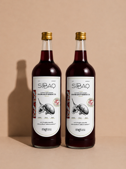 Concentré gastronomique au baobab, hibiscus & gingembre.