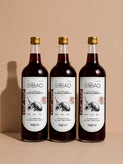 Concentré gastronomique au baobab, hibiscus & gingembre.